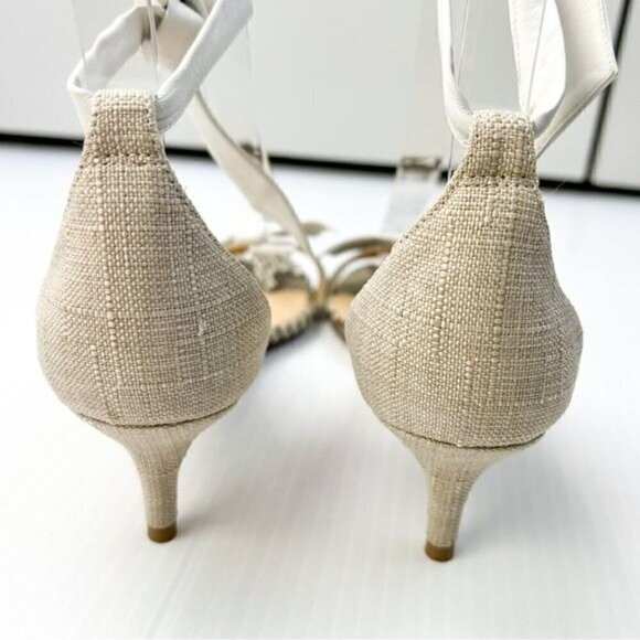 ALEXANDRE BIRMAN Sandals womens 6.5 Animal Print Leather Trim Embellishment - Picture 10 of 15